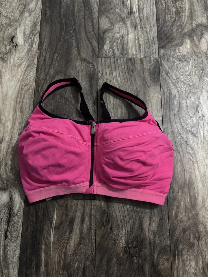 Sujetador deportivo Victoria’s Secret VSX para mujer cremallera frontal acolchado con aros talla 36DD Foto 1 de 2