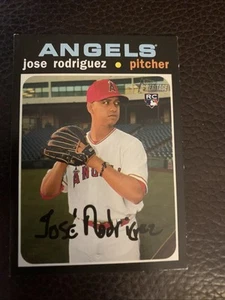 2020 Topps Heritage - #515 Jose Rodriguez RC - Los Angeles Angels - Picture 1 of 2