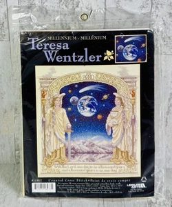 Teresa Wentzler MILLENIUM Angels Counted Cross Stitch Kit Leisure Arts NOS - Picture 1 of 5