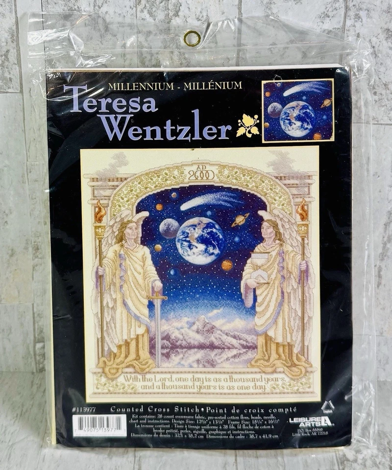 Teresa Wentzler Millennium Cross Stitch 113977 Kit Leisure Arts 13x14