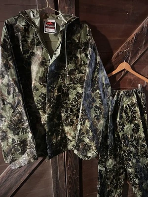 Vintage Rainfair Waterproof Hunting Jacket and Pants Men's - Image 1 of 4