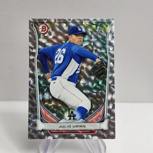Julio Urias RC Rookie 2014 Bowman Prospects Silver Ice Shimmer #BP6 - Picture 1 of 2