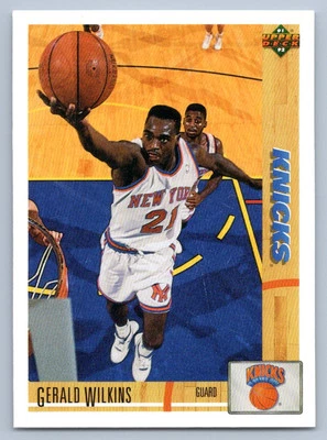 1991 Upper Deck Gerald Wilkins #234 New York Knicks - Image 1 of 2