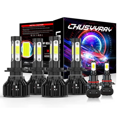 Para BMW 325i 2001-2005 2006 6X LED Faro Alto-Bajo Luz Antiniebla Bombilla Foto 1 de 4