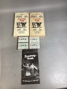 2 - Sweeney Todd The Demon Barber of Fleet Street 1979 Cast Recording Cassettes - Picture 1 of 19