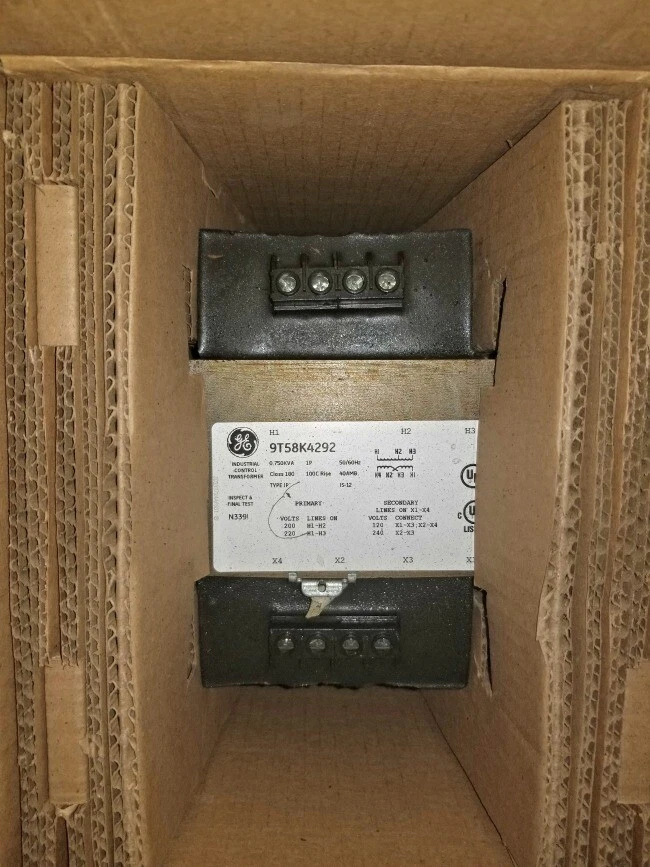 GE 9T58K4292 Industrial Control Transformer 50/60 Hz 200/220 V General Electric - Image 1 of 1