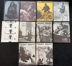 RARE VTG New York Filmmakers’ Newsletter 10 Issues Vol 2 Nos 1-2 + 4-12 1968 V3 - Imagen 1 de 24