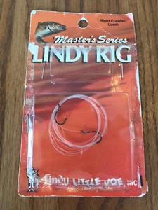 Masters Series Lindy RIG NIGHT CRawler Leech LR005 Only Some Parts Ships N 24h - Picture 1 of 2
