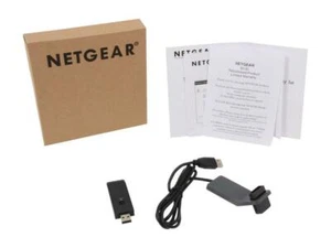 NETGEAR Wireless Adapter IEEE 802.11b/g/n USB 2.0 Up to 300Mbps Data Rates - Picture 1 of 3