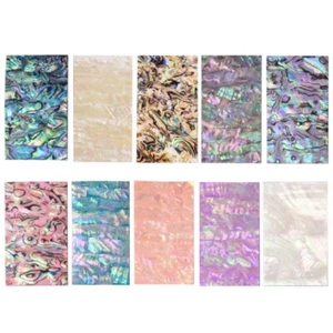 Natural Abalone Shells Laminate Sticker 40x70mm for Art Craft Jewelry Making - Picture 1 of 18