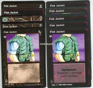 Flak Jacket x10 FN SW CE LoB VTES Jyhad - Picture 1 of 1