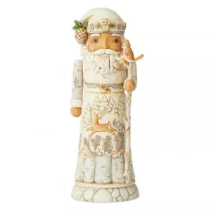 Heartwood Creek White Woodland Figurine Nutcracker by Jim Shore 6004171 - Picture 1 of 5