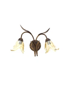 Applique with 2 lights wrought iron Martina collection - Picture 1 of 1