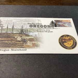 Scott#4376 Oregon Statehood Fleetwood FDC-2009-US - Picture 1 of 2