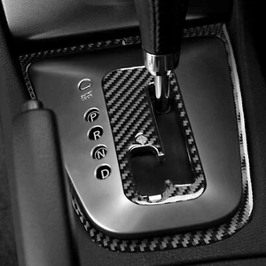 2x Real Carbon Fiber Gear Shift Panel Sticker Trim For Nissan Altima 2008-12 - Picture 1 of 5