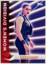 2021 Topps WWE Women’s Division RHEA RIPLEY Red Roster Card #d 1/1