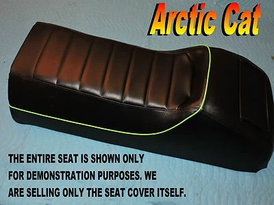 Funda de asiento Arctic Cat Cougar nueva con tubería verde 1991-92 858B Foto 1 de 4