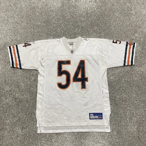 VTG Chicago Bears Jersey Mens Large Brian Urlacher 54 Reebok NFL Football Y2K Cover