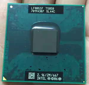 1 pcs Intel Core 2 Duo T5850 2.16 GHz Socket P Dual-Core CPU Processor - Picture 1 of 1
