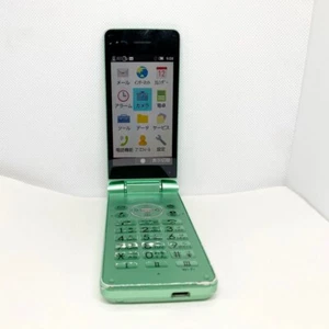 SHARP AQUOS Keitai 3 805SH Softbank Unlocked Green SIM Free flip phone - Picture 1 of 10