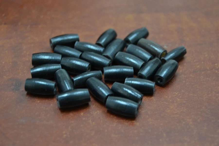 500 PIEZAS GARGANTILLA TUBO CUERNO DE BÚFALO NEGRO 1/2" Foto 1 de 1
