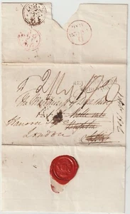 1807 LONDON WRAPPER TO MARCHIONESS OF DEVONSHIRE H/S 'RETURNED FROM BRIGHTON' - Picture 1 of 2
