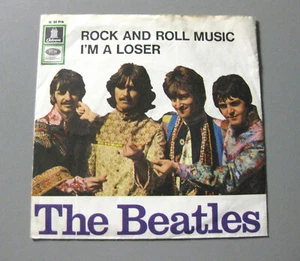 BEATLES Rock And Roll Music / I'm A Loser ODEON O 22918  - HIPPIE COVER - - Bild 1 von 4