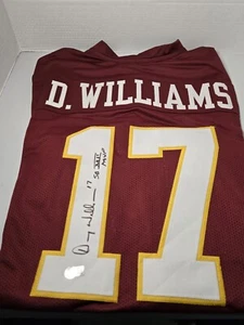 Doug Williams Signed Custom Washington Redskins Jersey Inscribed SB XXII MVP BAS - Picture 1 of 8