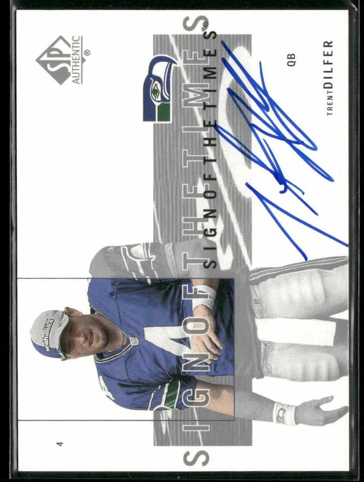 2001 SP Authentic #TDI Trent Dilfer Sign of the Times - Image 1 of 2