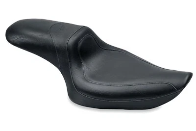 Mustang 76145 Black Fastback Seat for 2004-2021 Harley Sportster - Imagem 1 de 3