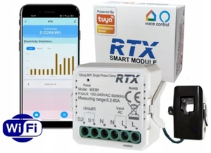 Contador de energía - Contador de corriente de tensión con transformador 80A WiFi Tuya - Imagen 1 de 9