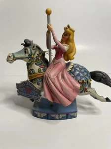 Disney Princess Sleeping Beauty Aurora Carousel Horse 4011743 Jim Shore Preowned - Picture 1 of 12