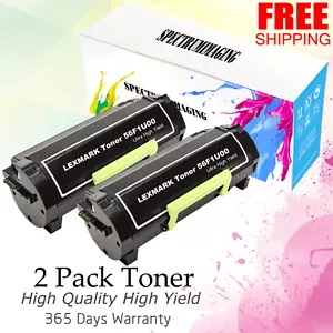 2 PACK 56F1U00 Toner For Lexmark MS521 MS621 MS622 MX521 MX522 MX622 25000 Pages - Picture 1 of 1