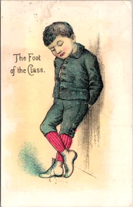 Almidón impecable de 1880 - Tijeras finas - Dedal de plata - Tarjeta comercial victoriana - Imagen 1 de 2