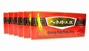 Red Panax Ginseng Royal Jelly Extract Liquid 6 x 10 Vials 6 Boxes - Picture 1 of 3