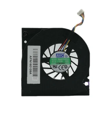 AVC Ultra Thin 5V DC 55mm Laptop Blower Fan - BAAA0508R5H - 1.25" Wires - 4 Pin - Image 1 of 3