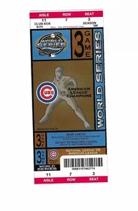 Chicago Cubs Phantom World Series Game 3 Baseball Ticket from 2003 - Picture 1 of 2