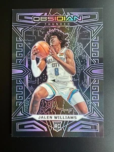 2022 Obsidian Jalen Williams RC Ser. #'d /99 *NEUWERTIG* LILA *NBA CHAMPION* - Bild 1 von 2