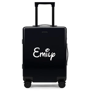 Personalised Name Sticker For Suitcase Luggage Travel Vinyl Sticker STICKER ONLY - Picture 1 of 2