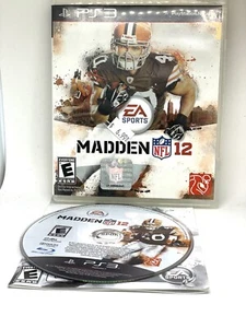Madden NFL Football 12 PlayStation 3 PS3 Video Game Disc Only Clean Tested!!!!!! - Picture 1 of 1