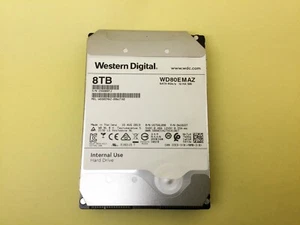 Western Digital 8TB 5400RPM SATA 6Gb/s 256MB 3.5" Internal Hard Drive WD80EMAZ - Picture 1 of 1