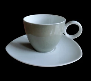 Kaffeetasse mit Untertasse Vario Pure Grey Marble grau Thomas Porzellan neuw. - Bild 1 von 1
