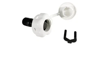 Thetford BBM-94210 B&B Molders Plastic Check Valve, White - Imagen 1 de 3