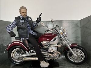 Sons of Anarchy Jax Teller On Motorcycle 1/6 Hells Angel MC Hot Toy
