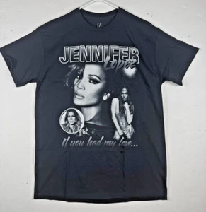 Talla M - Jennifer Lopez J Lo Si Tuvieras Mi Amor... Camiseta retrato negra - Imagen 1 de 4