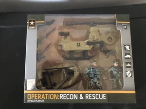 U.S. Army Operation Recon And Rescue 8 Piece Playset - Picture 1 of 1