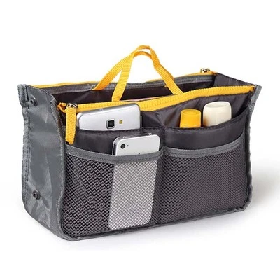 Bolsa de cosméticos para artículos de tocador de viaje organizador de maquillaje estuche de almacenamiento contenedor Foto 1 de 4