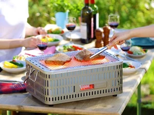 Japanese Hibachi Shichirin Konro BBQ Grill Large - Picture 1 of 7