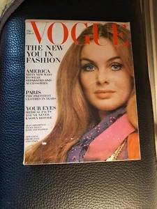 VOGUE March 15 1969 Jean Shrimpton 12 pages also COURREGES Diana Vreeland - Picture 1 of 4