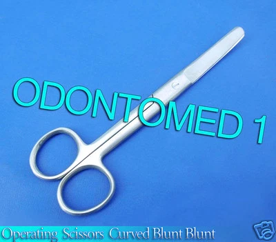 OPERATING DISSECTING SCISSORS 4.5" CVD BLUNT BLUNT  - Image 1 of 3